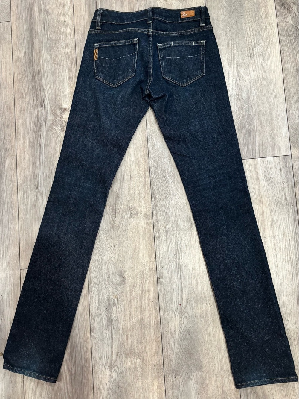 PAIGE Blue Heights Low Rise Jeans
